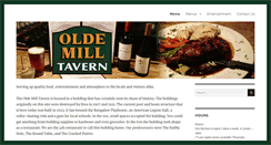 Desktop Screenshot of oldemilltavern.com