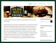 Tablet Screenshot of oldemilltavern.com
